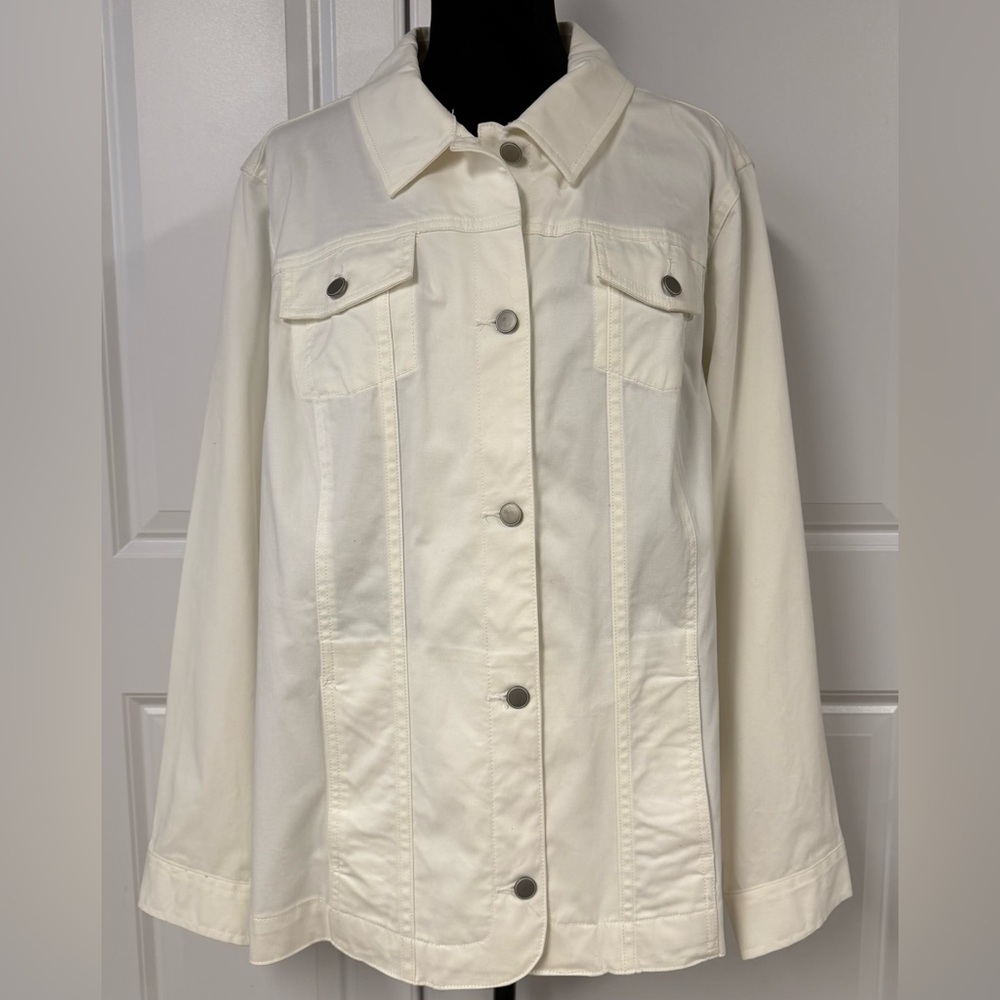 Croft & Barrow Button Front Jacket